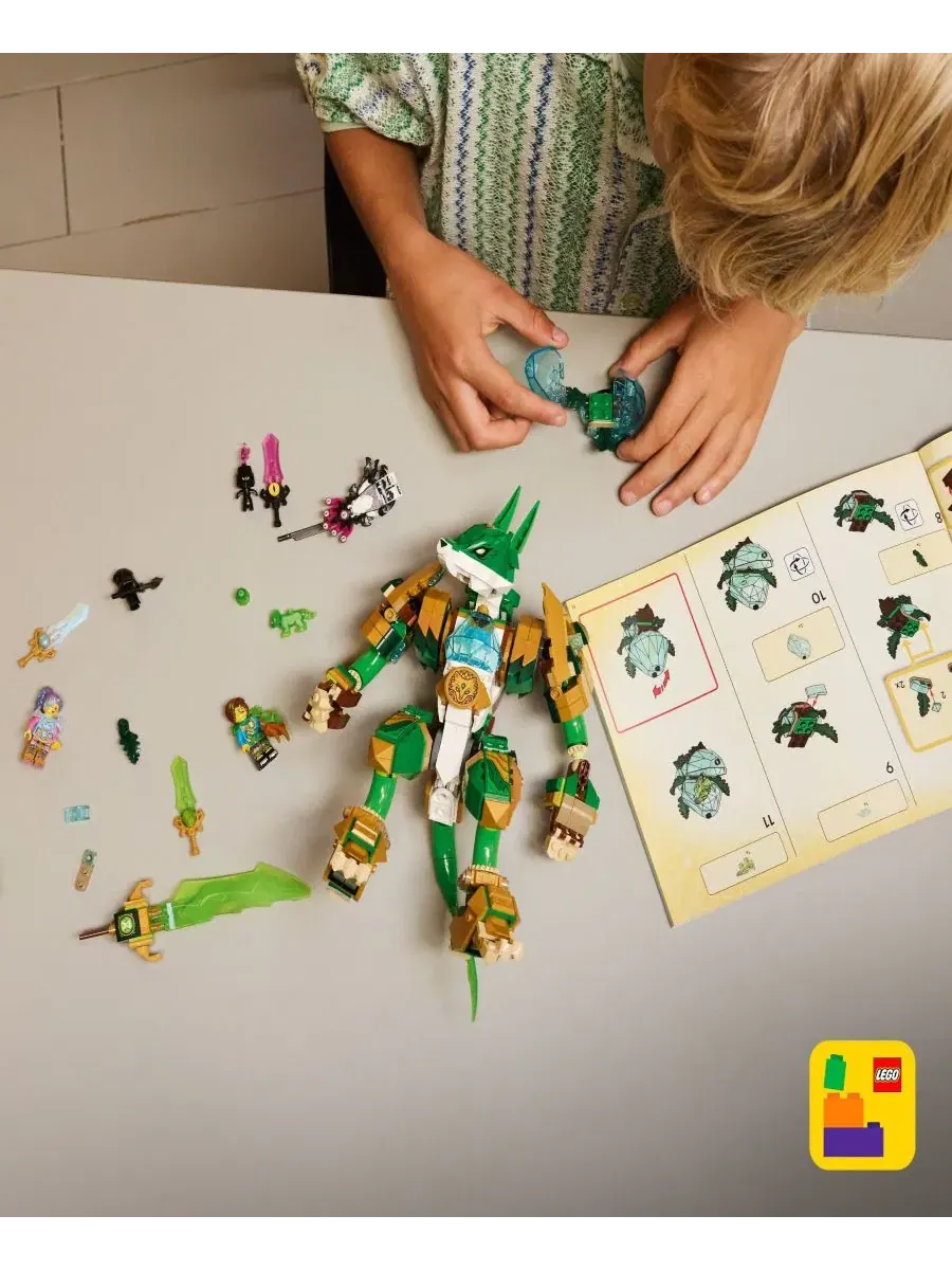 Конструктор DREAMZzz Fox Guardian Mech Building Toy 71508, 883 детали Lego — изображение 6 из 6, нет цвета