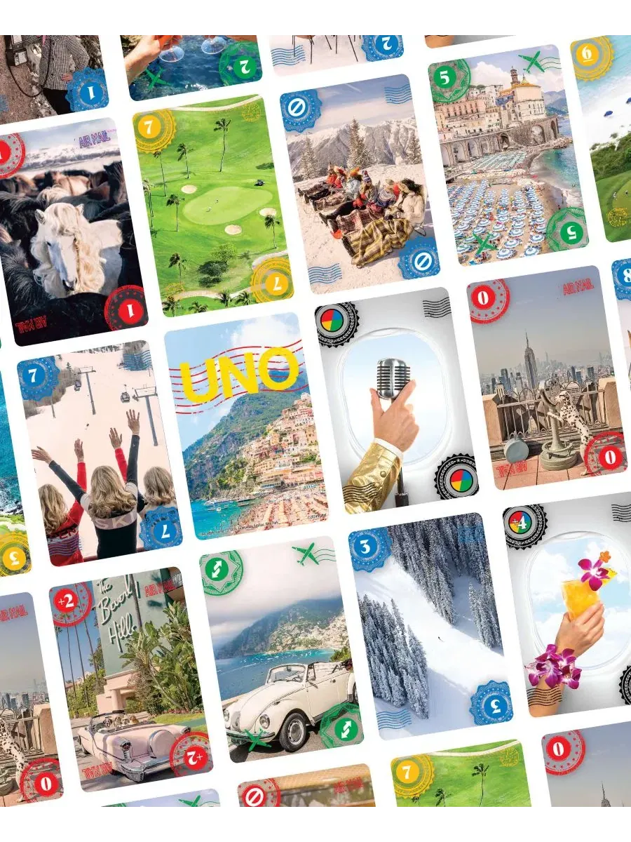 Карточная игра UNO Artiste Collection Gray Malin Mattel — изображение 3 из 5, мульти