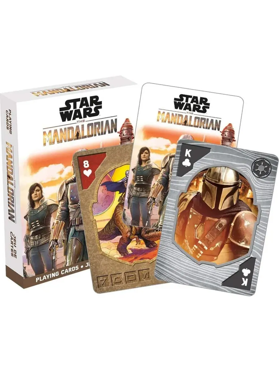 Игральные карты Star Wars: The Mandalorian, Колода из 52 карт + 2 джокера Nmr Distribution