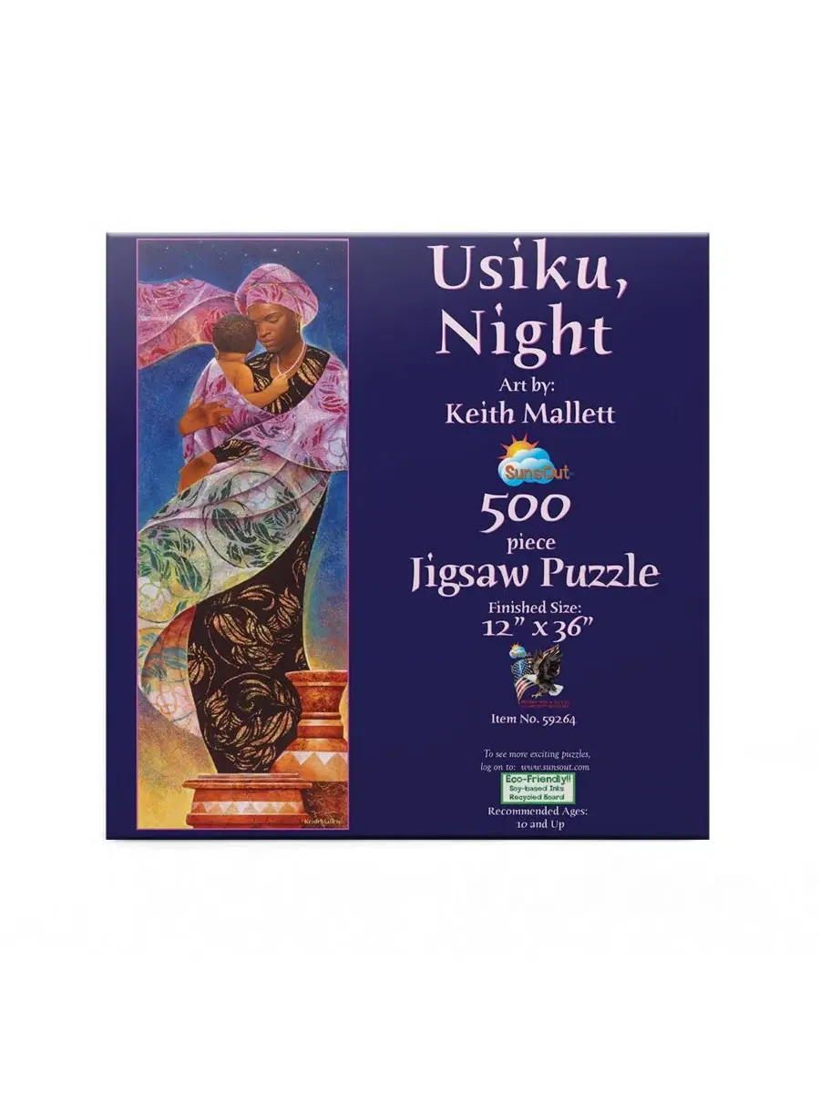 Пазл Usiku Night из 500 деталей для взрослых, ко Дню матери Sunsout — изображение 3 из 5, нет цвета