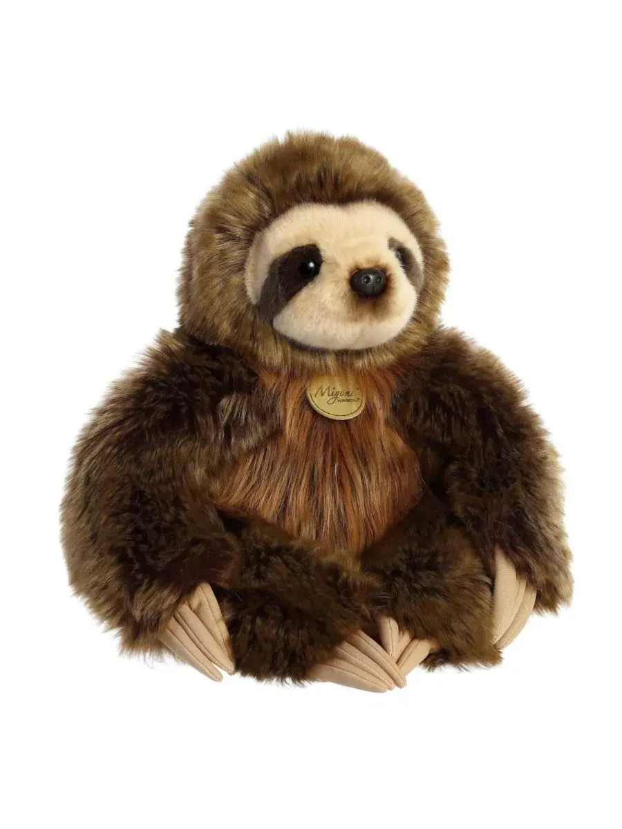 Мягкая игрушка Three-Toed Sloth Miyoni Aurora — изображение 2 из 3, коричневый