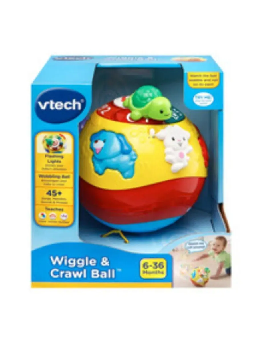 Интерактивный мяч Wiggle and Crawl Ball VTech — изображение 2 из 3, мульти
