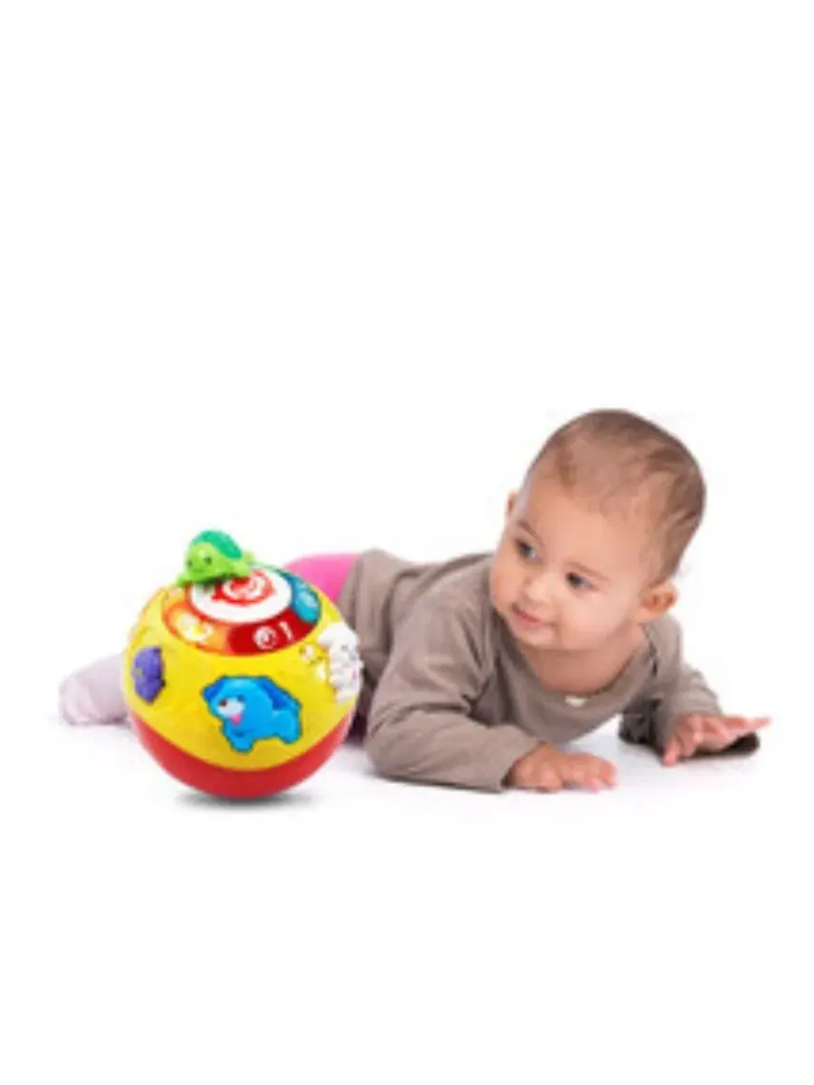 Интерактивный мяч Wiggle and Crawl Ball VTech — изображение 3 из 3, мульти