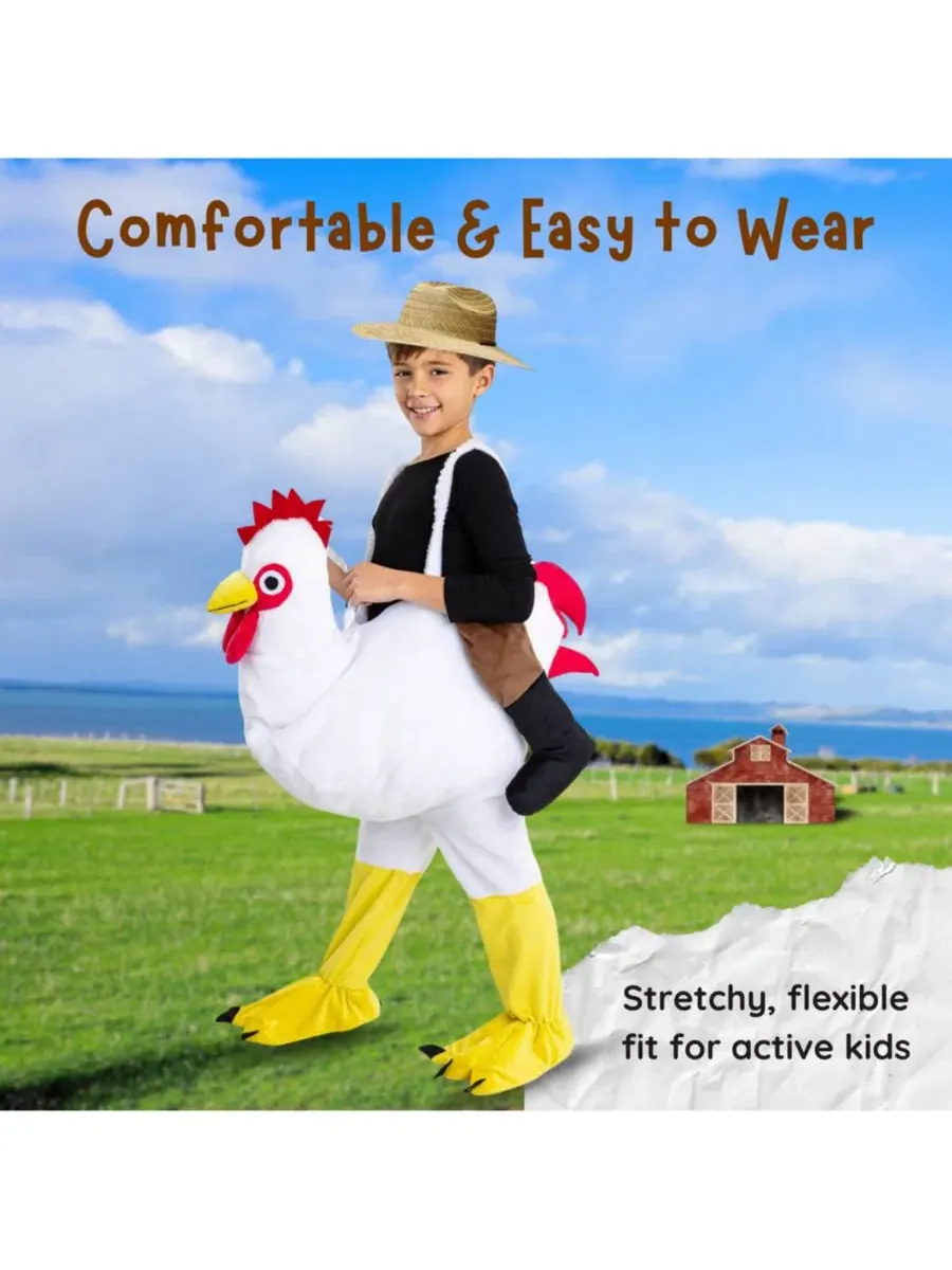 Костюм Ride-A-Chicken Dress Up America — изображение 2 из 2, нет цвета