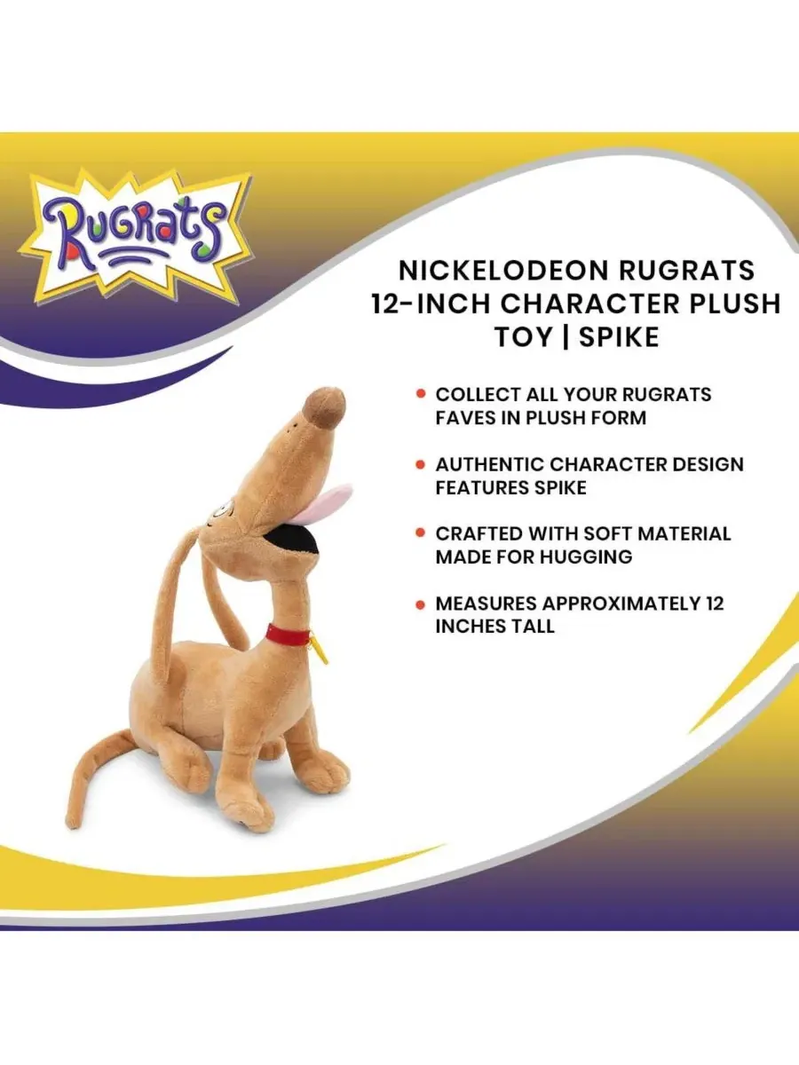 Мягкая игрушка Nickelodeon Rugrats, 30 см — изображение 5 из 7, коричневый