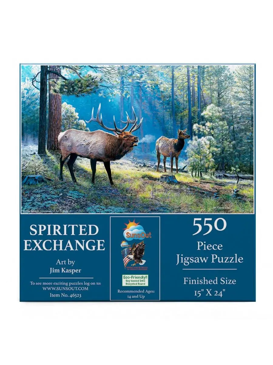 Пазл Spirited Exchange из 550 деталей для взрослых Sunsout — изображение 2 из 5, нет цвета