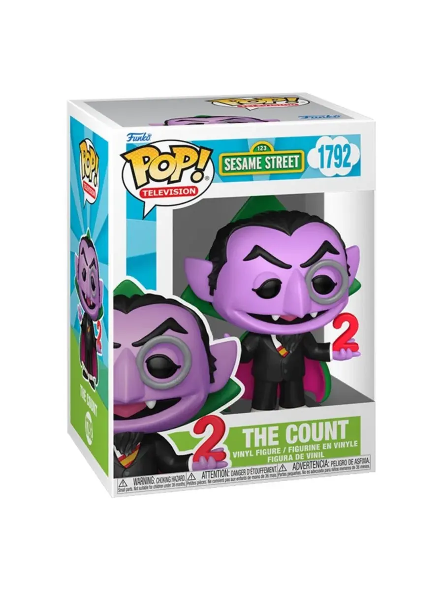 Виниловая фигурка The Count Sesame Street Funko, 9,5 см — изображение 2 из 8, нет цвета