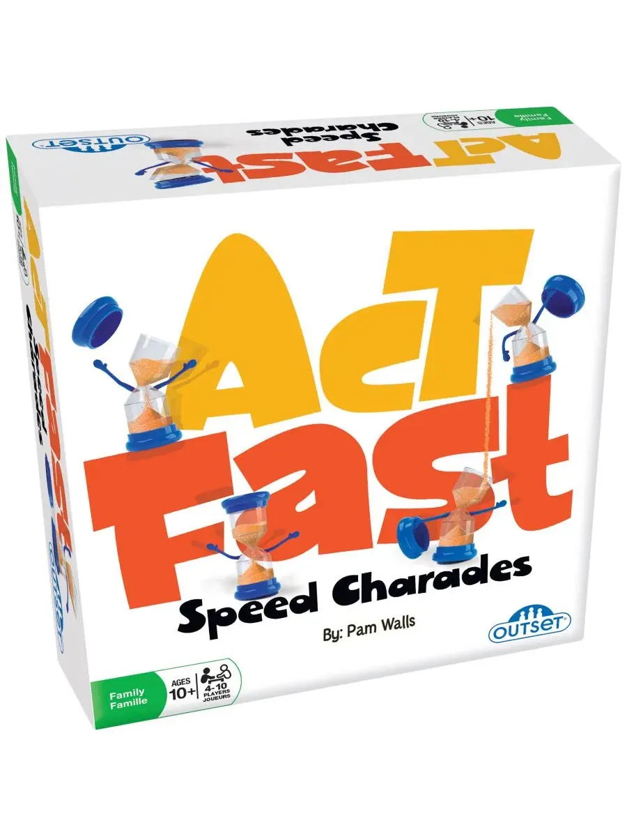 Настольная игра-пантомима Act Fast Outset Media — мульти
