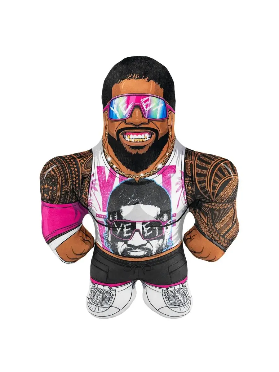 Мягкая плюшевая игрушка WWE Jey Uso Bleacher Buddy высотой 61 см Bleacher Creatures