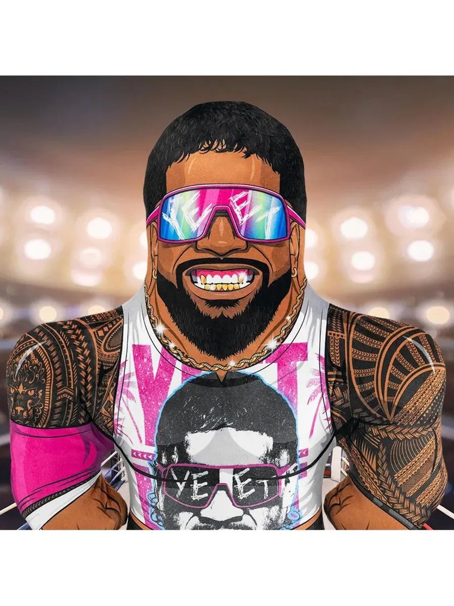 Мягкая плюшевая игрушка WWE Jey Uso Bleacher Buddy высотой 61 см Bleacher Creatures — изображение 3 из 6, нет цвета