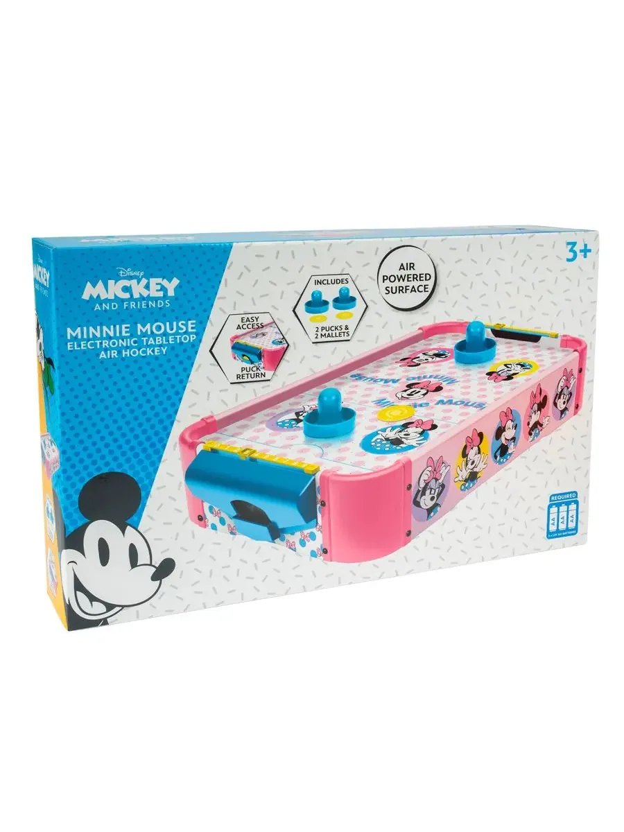 Настольный хоккей с воздушной подушкой Minnie Mouse Electronic Tabletop World Tech Toys — изображение 5 из 6, нет цвета