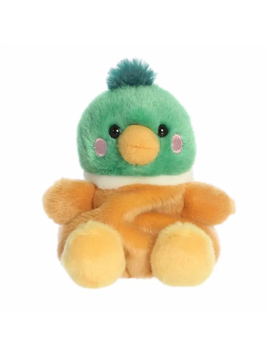 Мини-плюшевая игрушка «Утка-кряква» от Mini Puddles, разноцветная, 12,7 см Aurora
