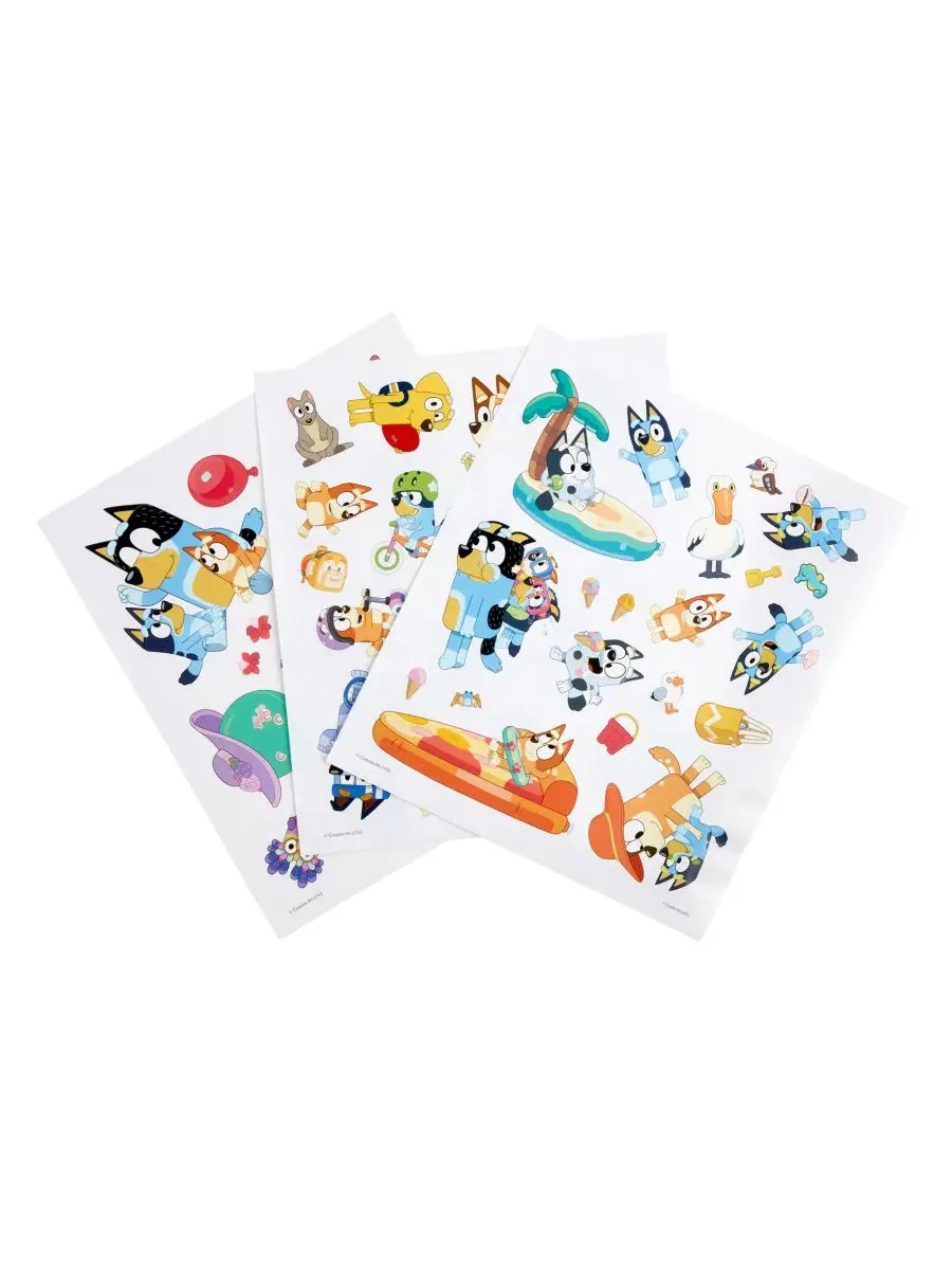 Набор для творчества с наклейками Bluey Color Sticker Activity Set Crayola — изображение 5 из 9, мульти