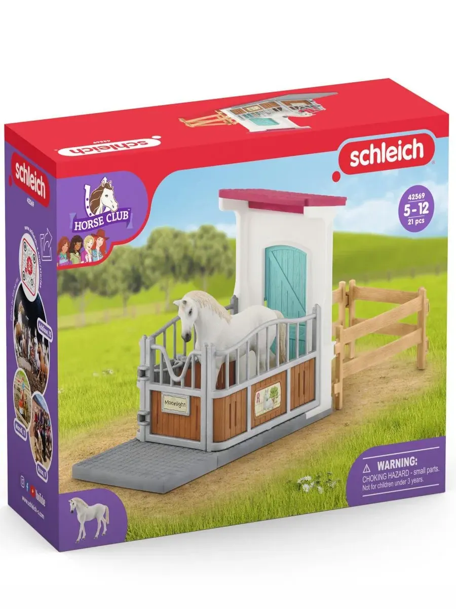 Игровой набор конюшня для лошади Horse Club Horse Stall Extension Schleich — изображение 5 из 7, мульти