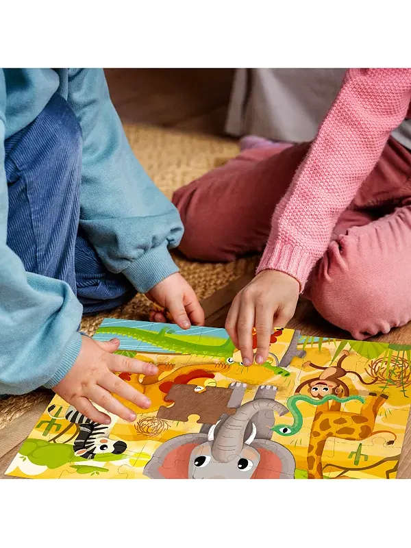 Пазлы из 30 деталей для детей 3-5 лет - развивающие игрушки Quokka, africa — изображение 2 из 4