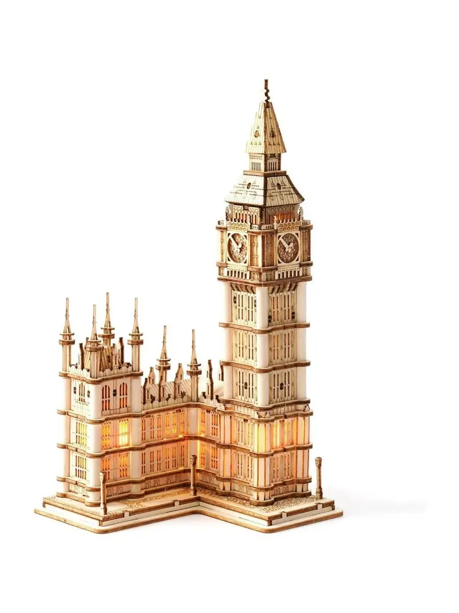 3D-пазл Big Ben London Architecture, деревянная модель Robotime