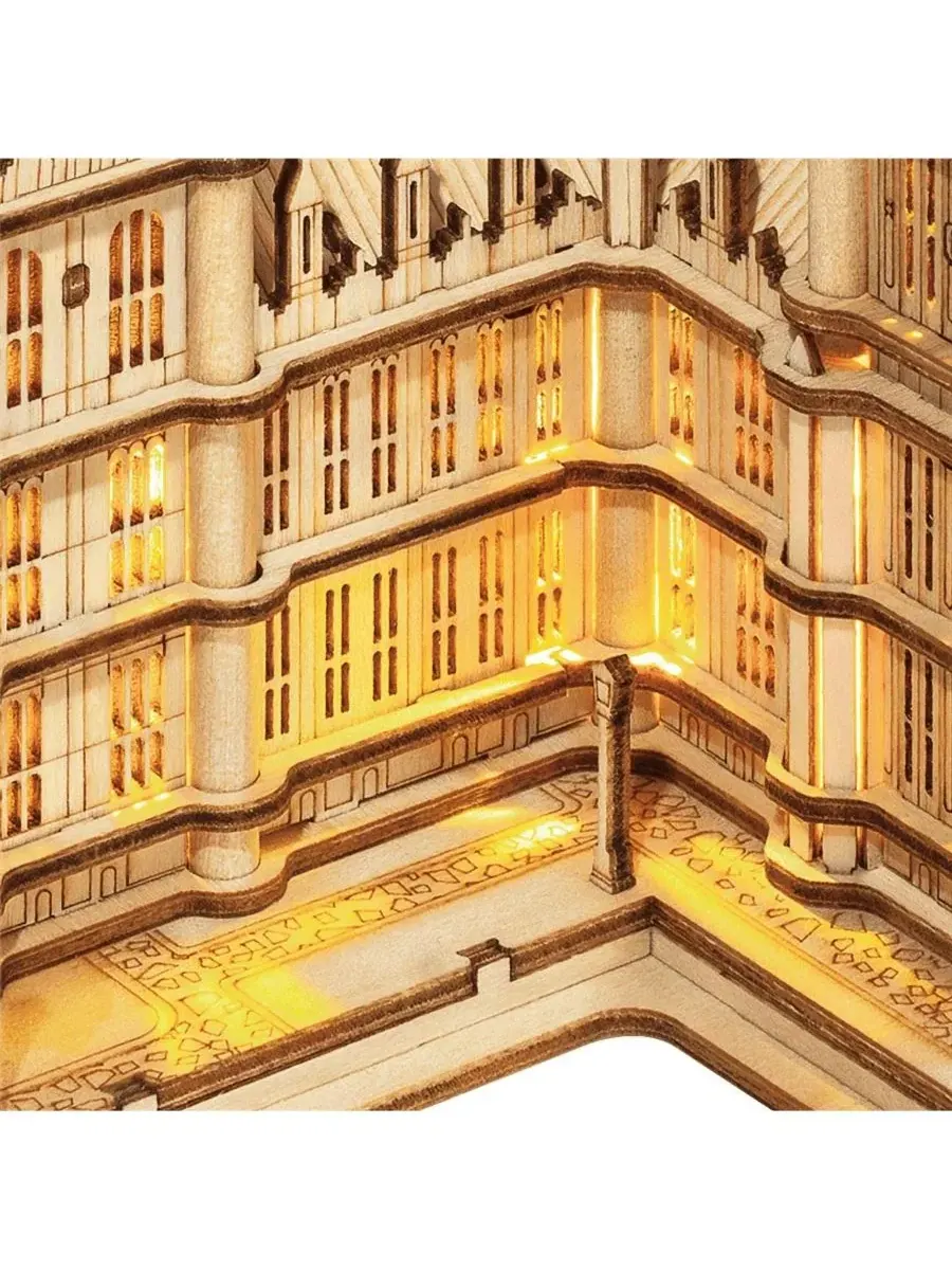 3D-пазл Big Ben London Architecture, деревянная модель Robotime — изображение 3 из 5, светлый бежевый