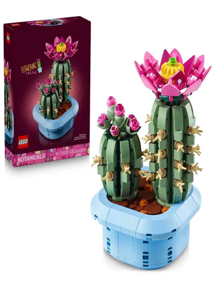 Конструктор «Цветущий кактус» Botanicals, 482 детали Lego