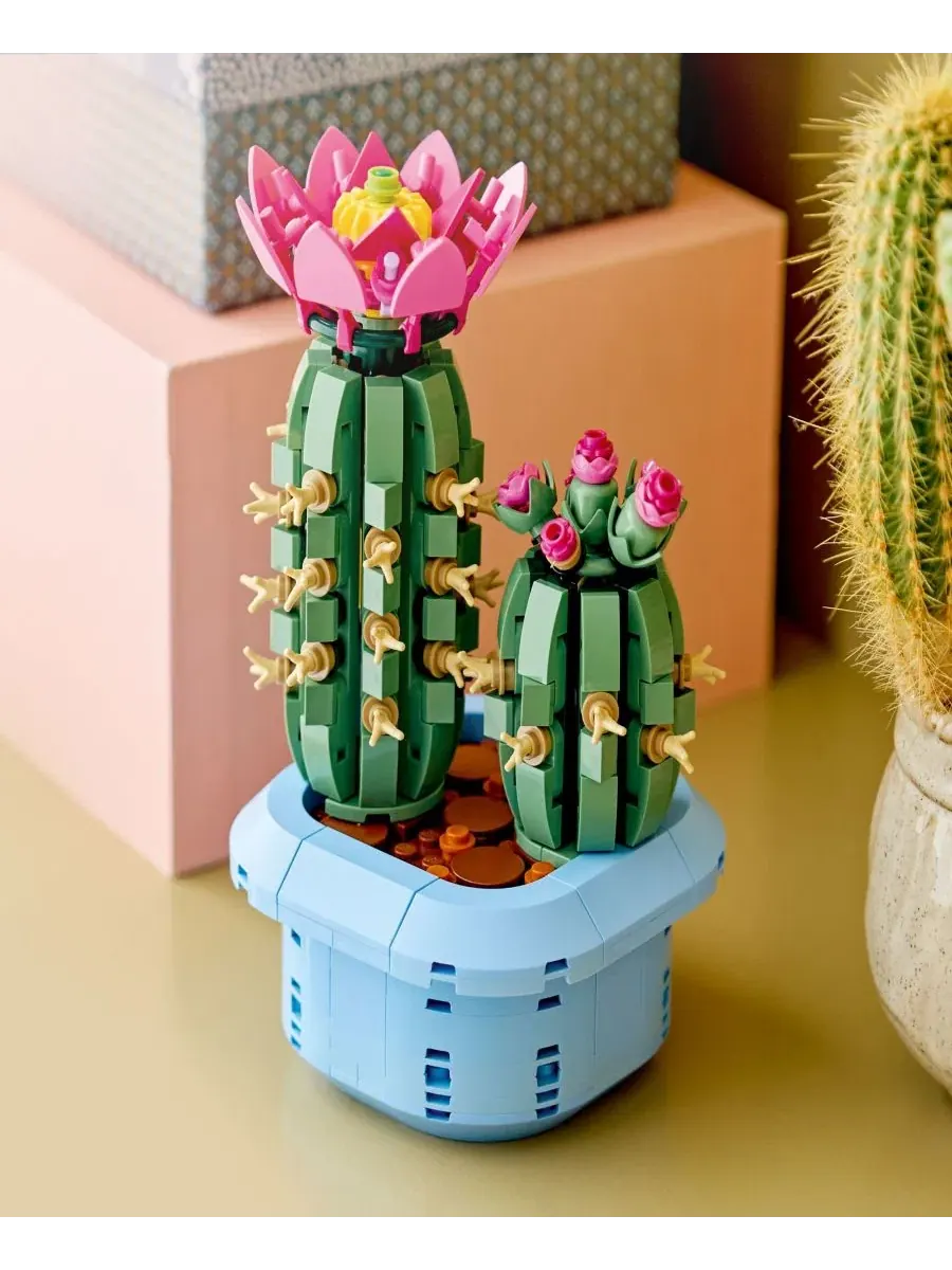 Конструктор «Цветущий кактус» Botanicals, 482 детали Lego — изображение 3 из 6, нет цвета