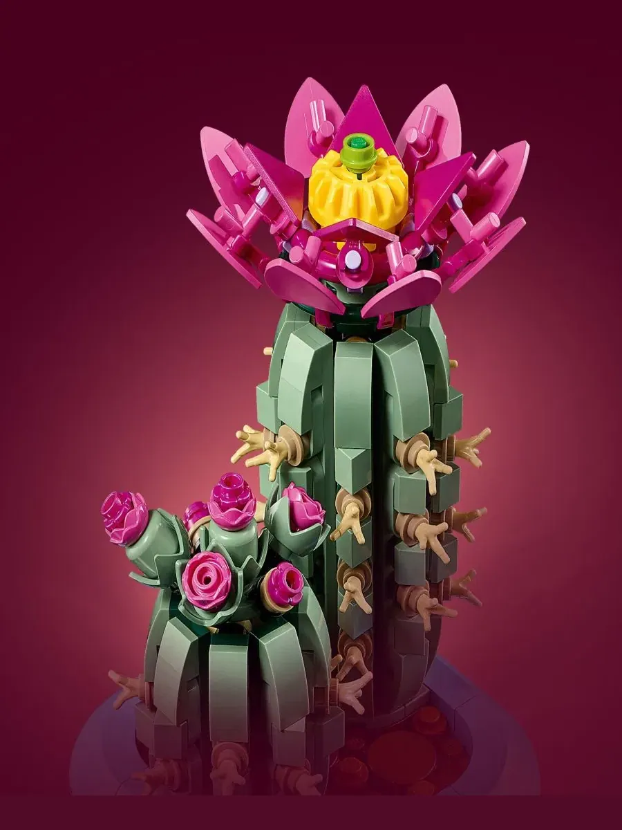 Конструктор «Цветущий кактус» Botanicals, 482 детали Lego — изображение 4 из 6, нет цвета