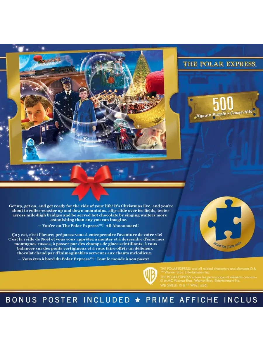 Пазл 500 деталей The Polar Express MasterPieces Puzzles — изображение 2 из 7, мульти