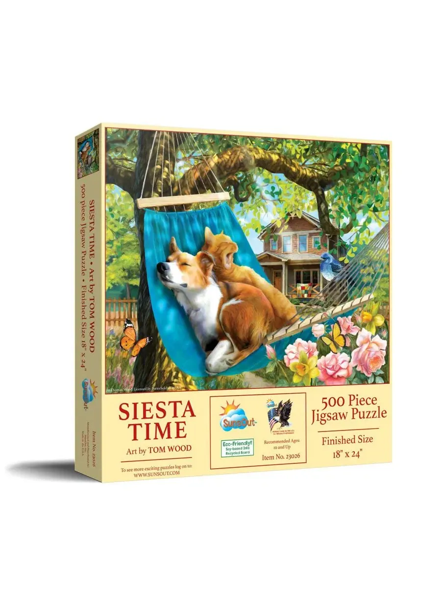 Пазл Siesta Time из 500 деталей для взрослых Sunsout