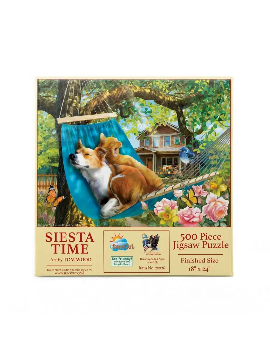 Пазл Siesta Time из 500 деталей для взрослых Sunsout — изображение 2 из 5, нет цвета