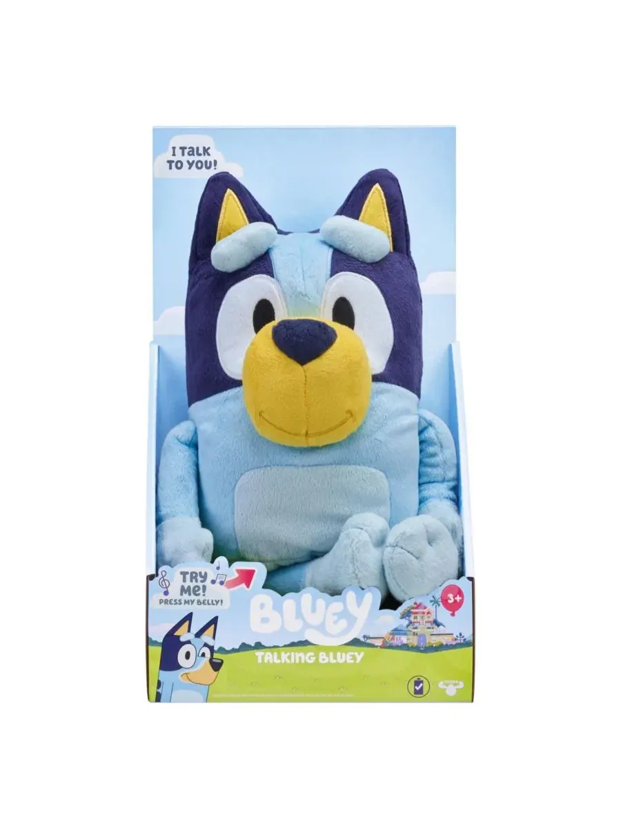 Мягкая игрушка Bluey с звуковыми эффектами, 33 см Bluey