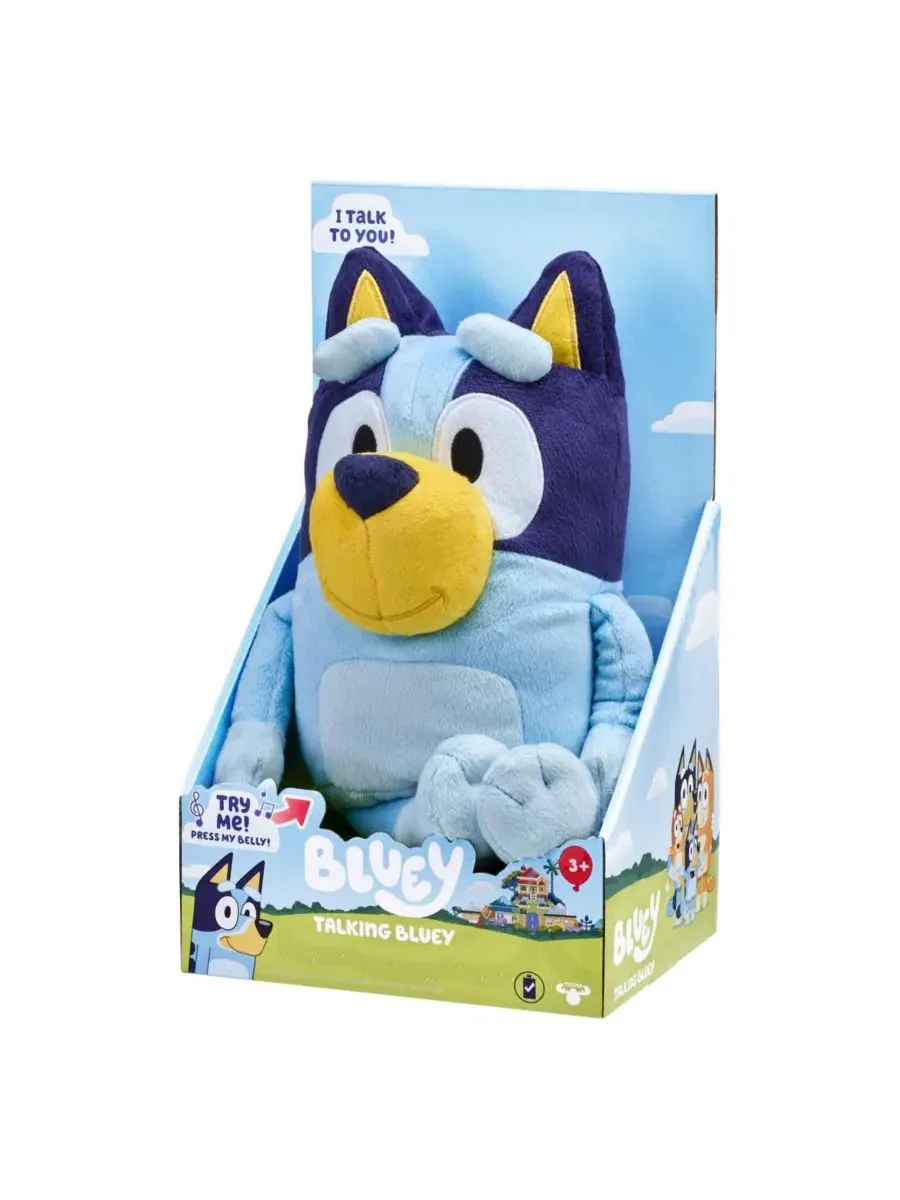 Мягкая игрушка Bluey с звуковыми эффектами, 33 см Bluey — изображение 2 из 5, мульти
