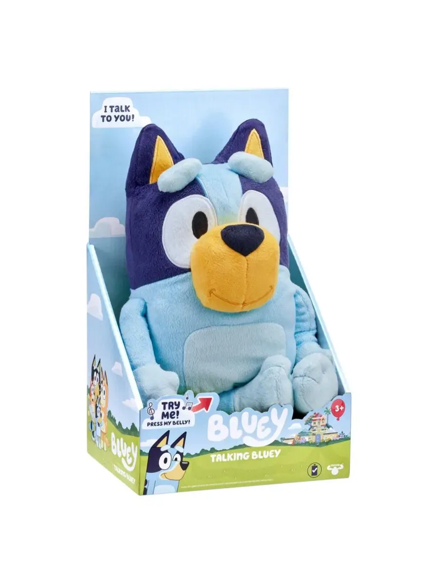 Мягкая игрушка Bluey с звуковыми эффектами, 33 см Bluey — изображение 5 из 5, мульти