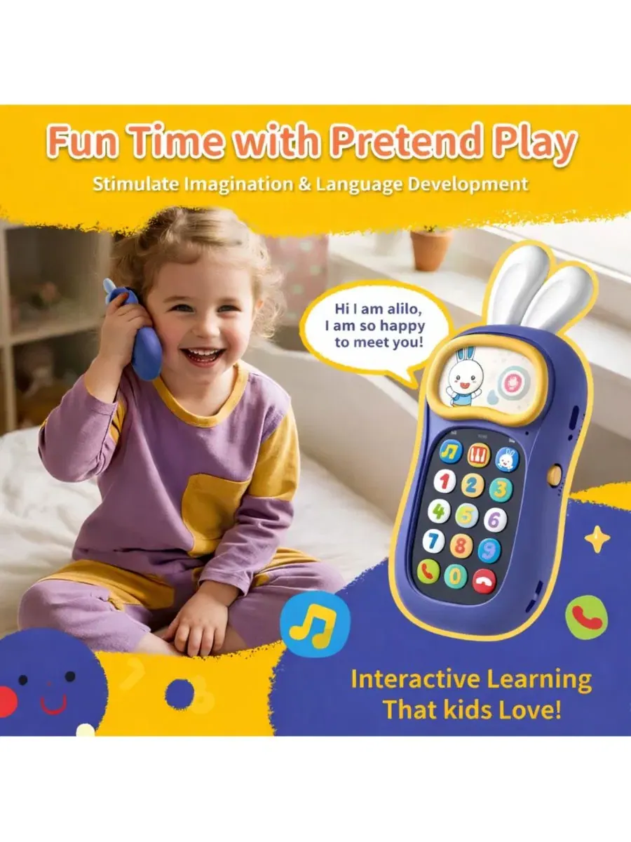 Интерактивная игрушка для ролевых игр My First Mobile Phone Alilo — изображение 7 из 7, нет цвета