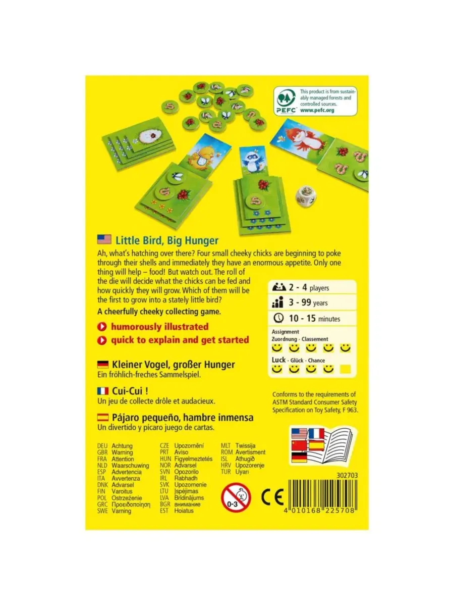 Настольная игра Little Bird, Big Hunger Haba — изображение 5 из 5, нет цвета