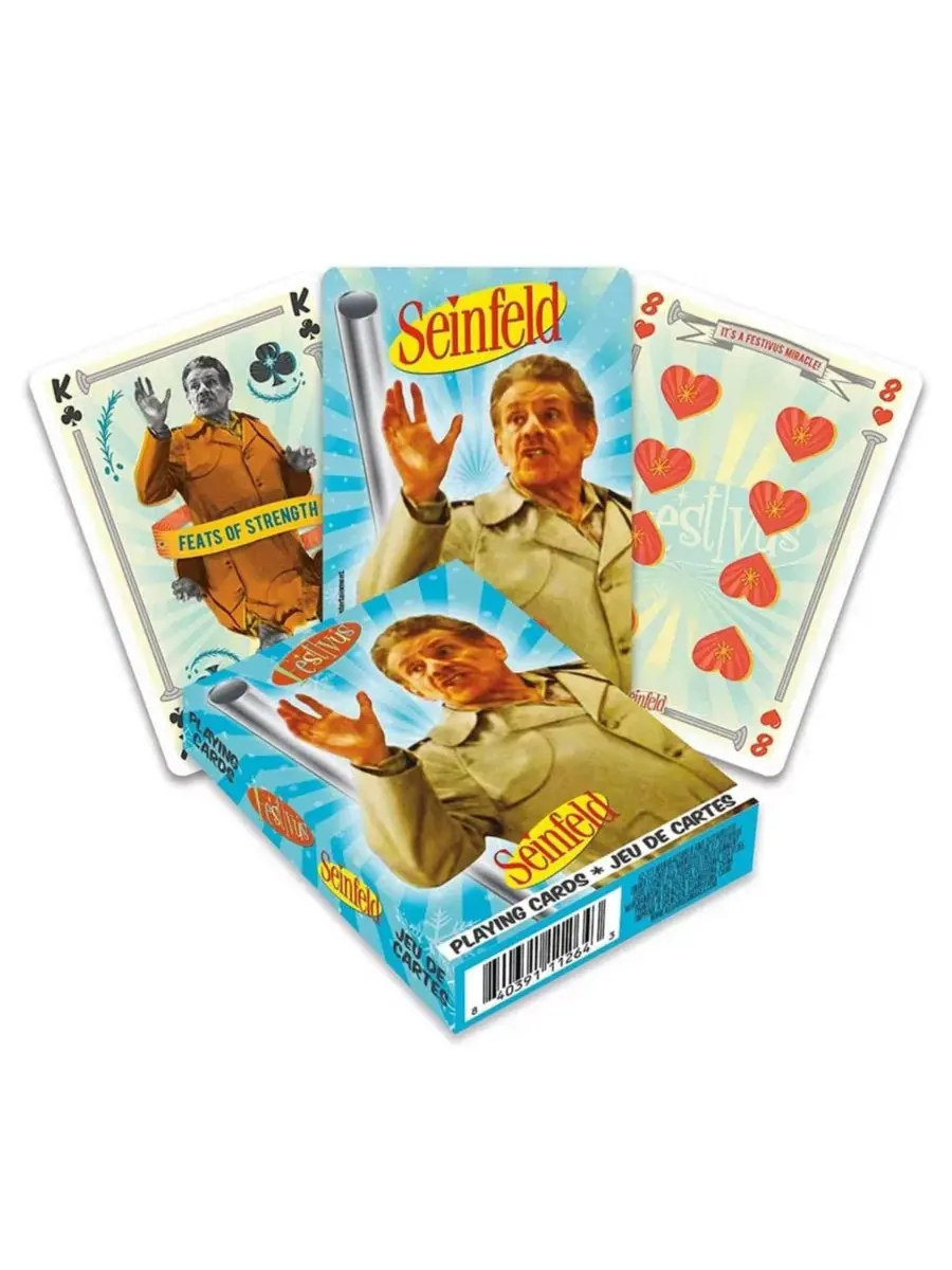 Игральные карты Seinfeld Festivus, Колода из 52 карт + 2 джокера Nmr Distribution