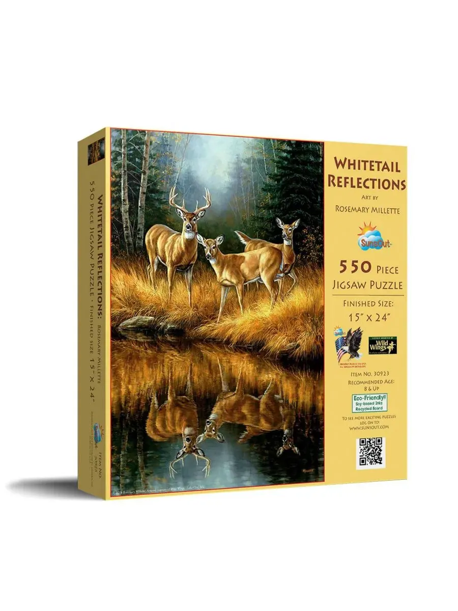 Пазл Whitetail Reflections из 550 деталей для взрослых Sunsout