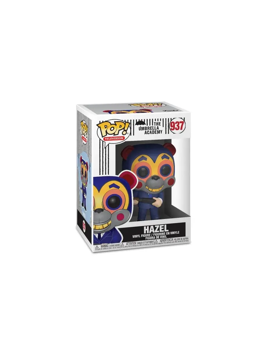 Виниловая фигурка Funko POP по мотивам сериала «Академия Амбрелла», Хейзел в маске — изображение 2 из 3, синий