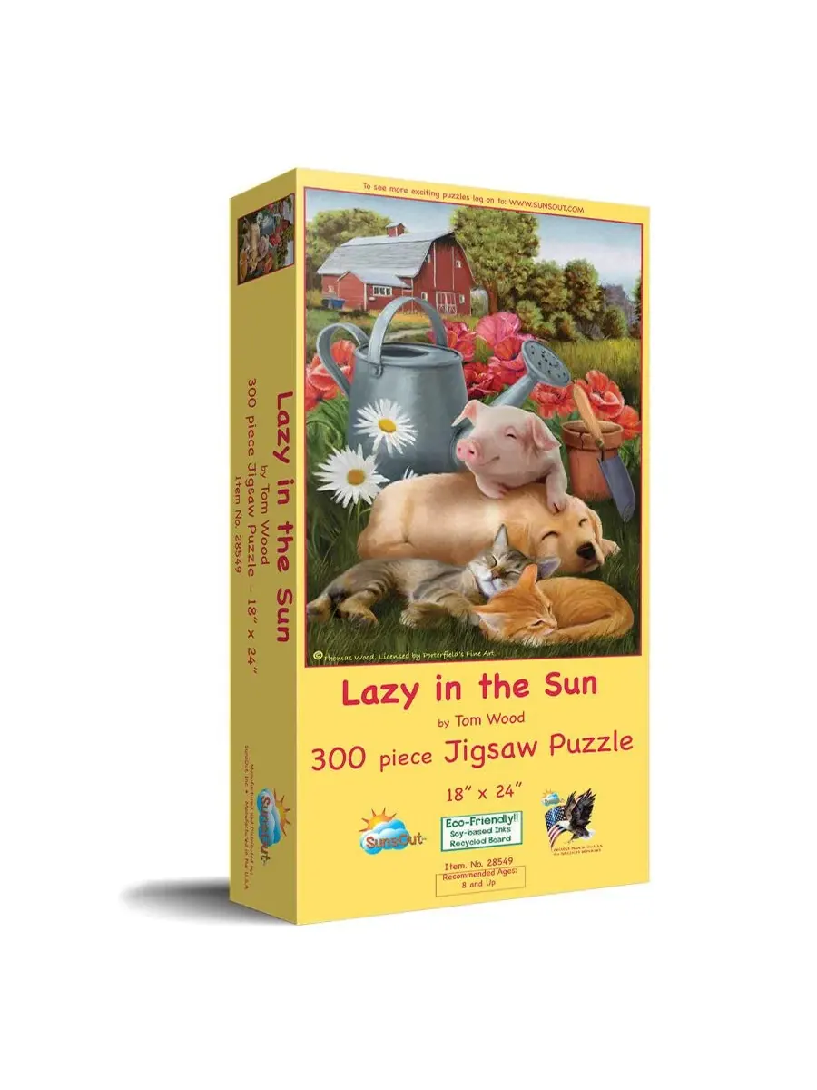 Пазл «Ленивый на солнце» (300 деталей) для взрослых Sunsout