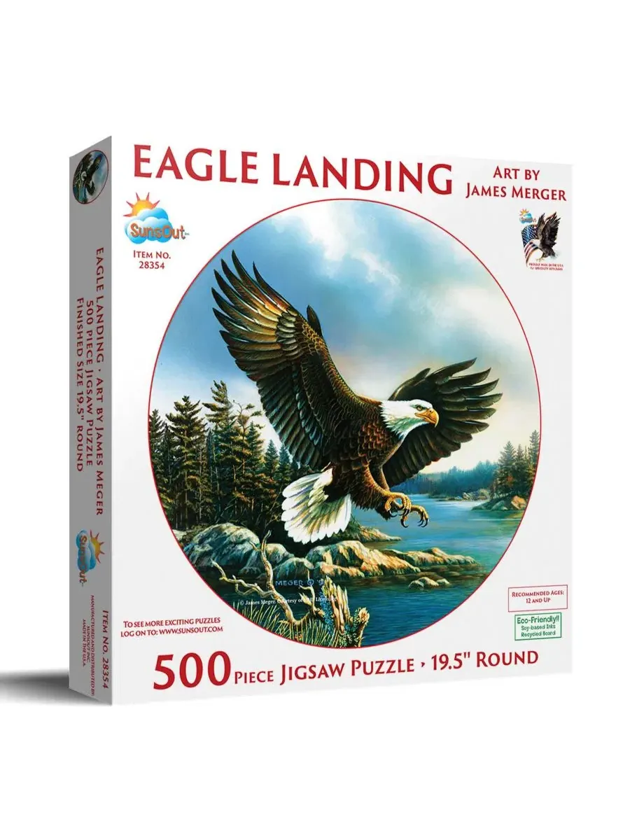 Пазл Eagle Landing 500 деталей SunsOut