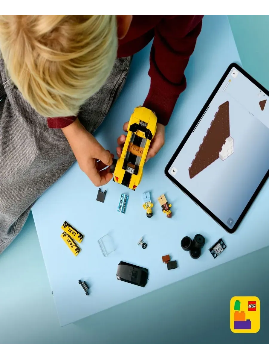 Конструктор «Городское желтое такси» 60487, 122 детали Lego — изображение 6 из 6, нет цвета