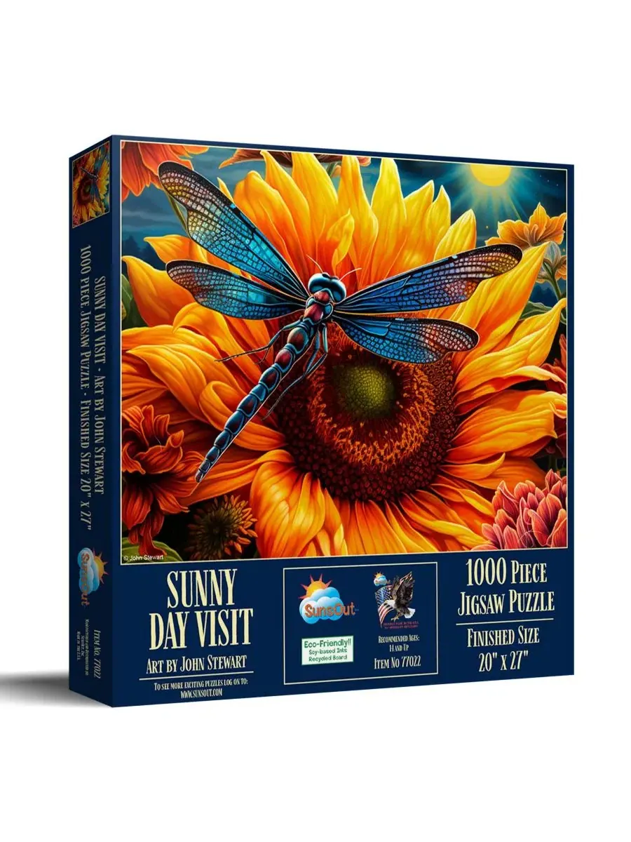 Пазл 1000 элементов Sunny Day Visit SunsOut, 51x69 см