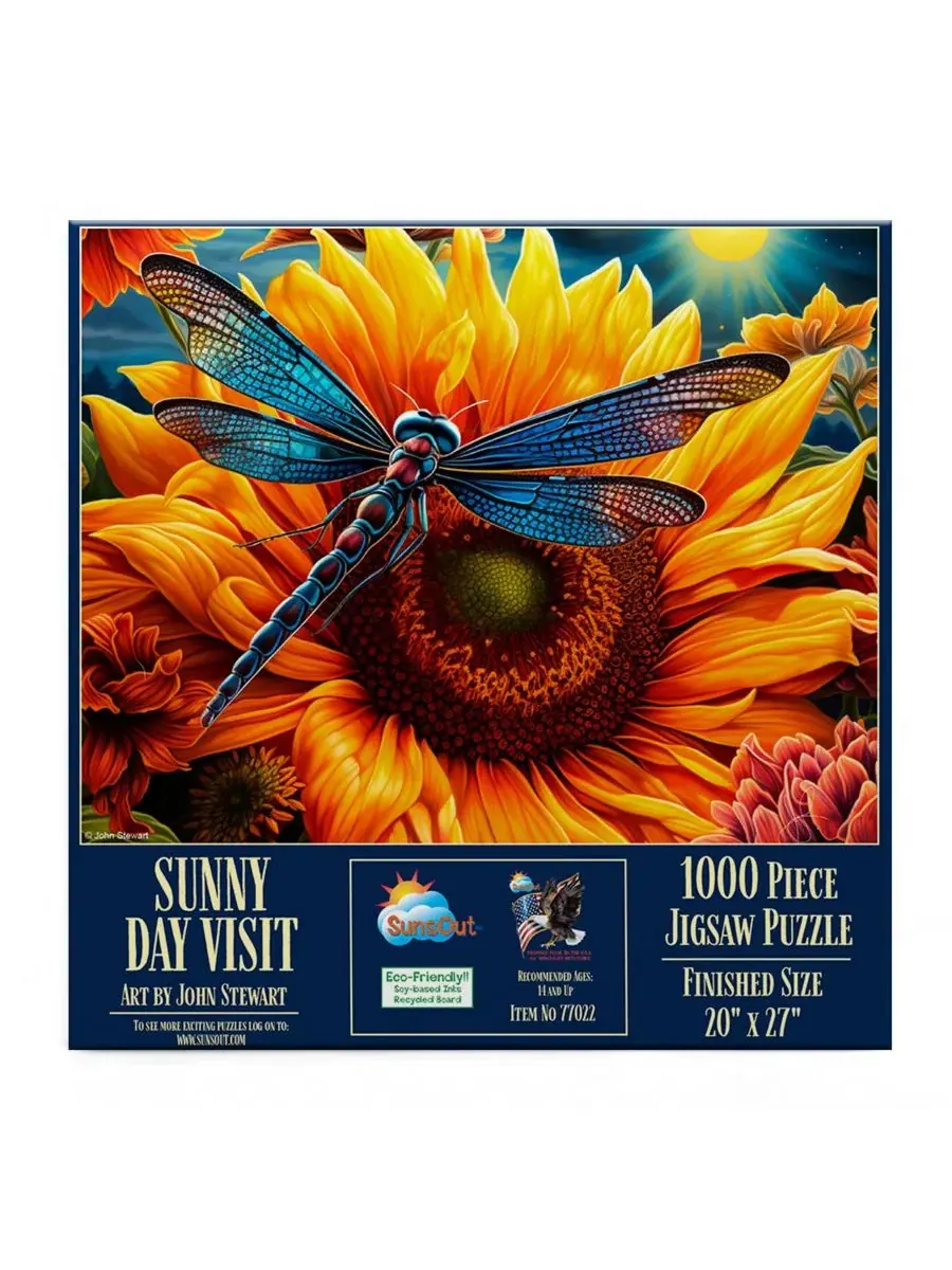 Пазл 1000 элементов Sunny Day Visit SunsOut, 51x69 см — изображение 2 из 5, нет цвета