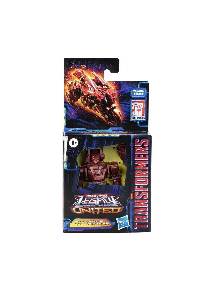 Фигурка-трансформер Infernac Universe Bouldercrash Legacy Core Class Transformers