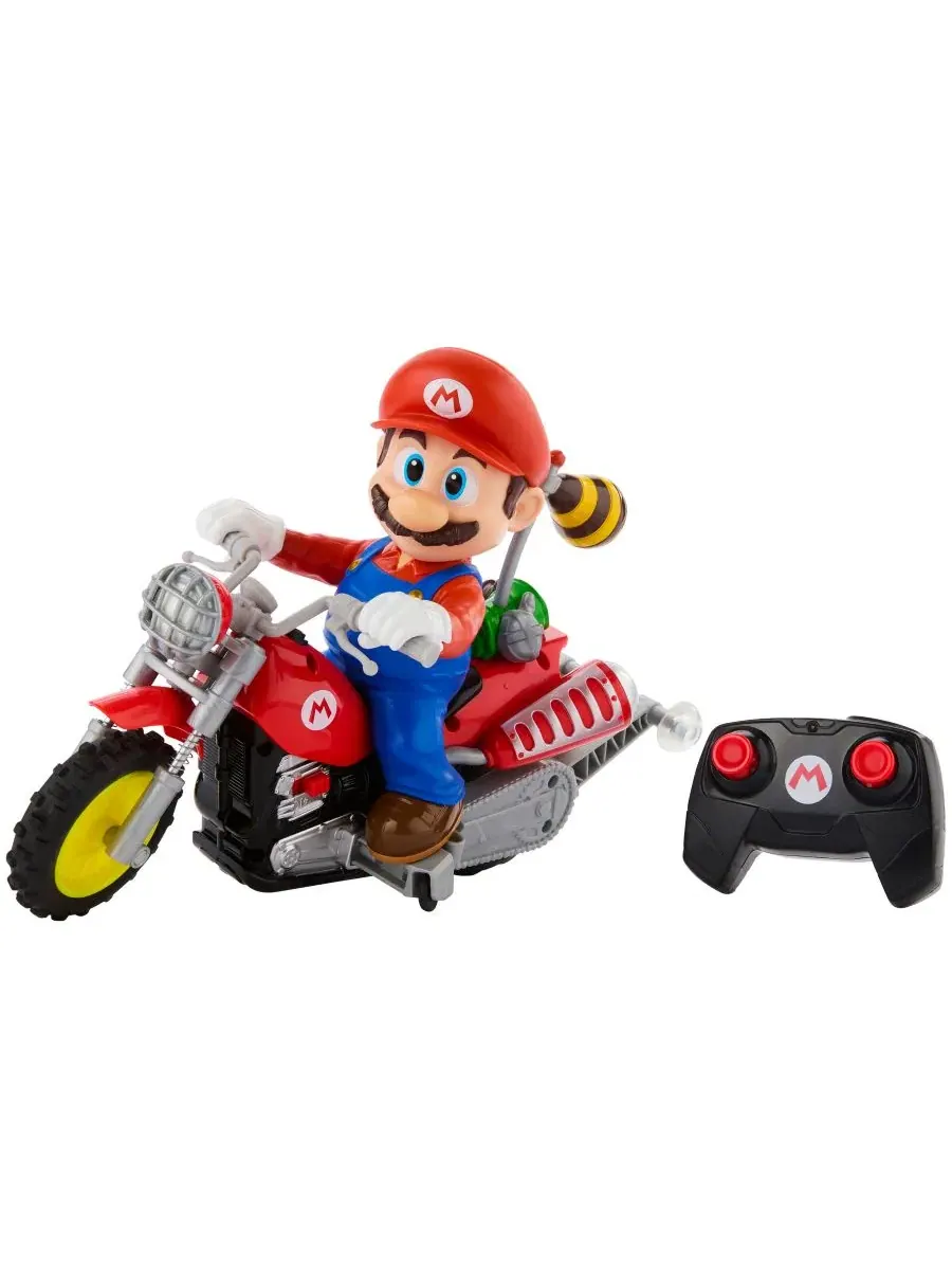 Радиоуправляемый мотоцикл Mario Wheelie Motocross Hot Wheels