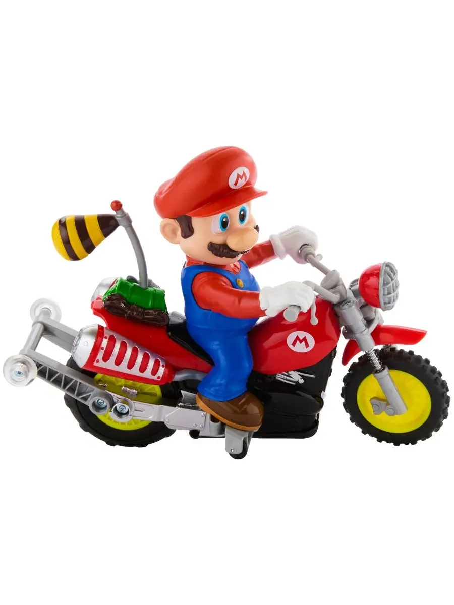 Радиоуправляемый мотоцикл Mario Wheelie Motocross Hot Wheels — изображение 3 из 6, нет цвета