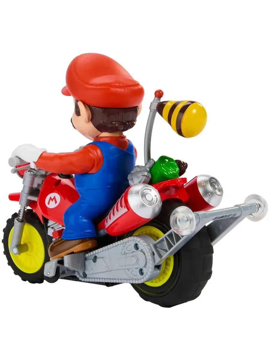 Радиоуправляемый мотоцикл Mario Wheelie Motocross Hot Wheels — изображение 5 из 6, нет цвета
