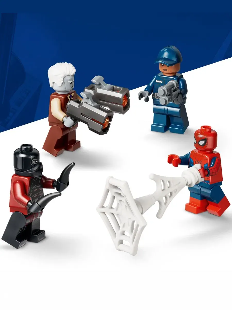 Конструктор LEGO Marvel Spider-Man Prison Transport Chase, 367 деталей, для детей от 8 лет — изображение 3 из 6, нет цвета
