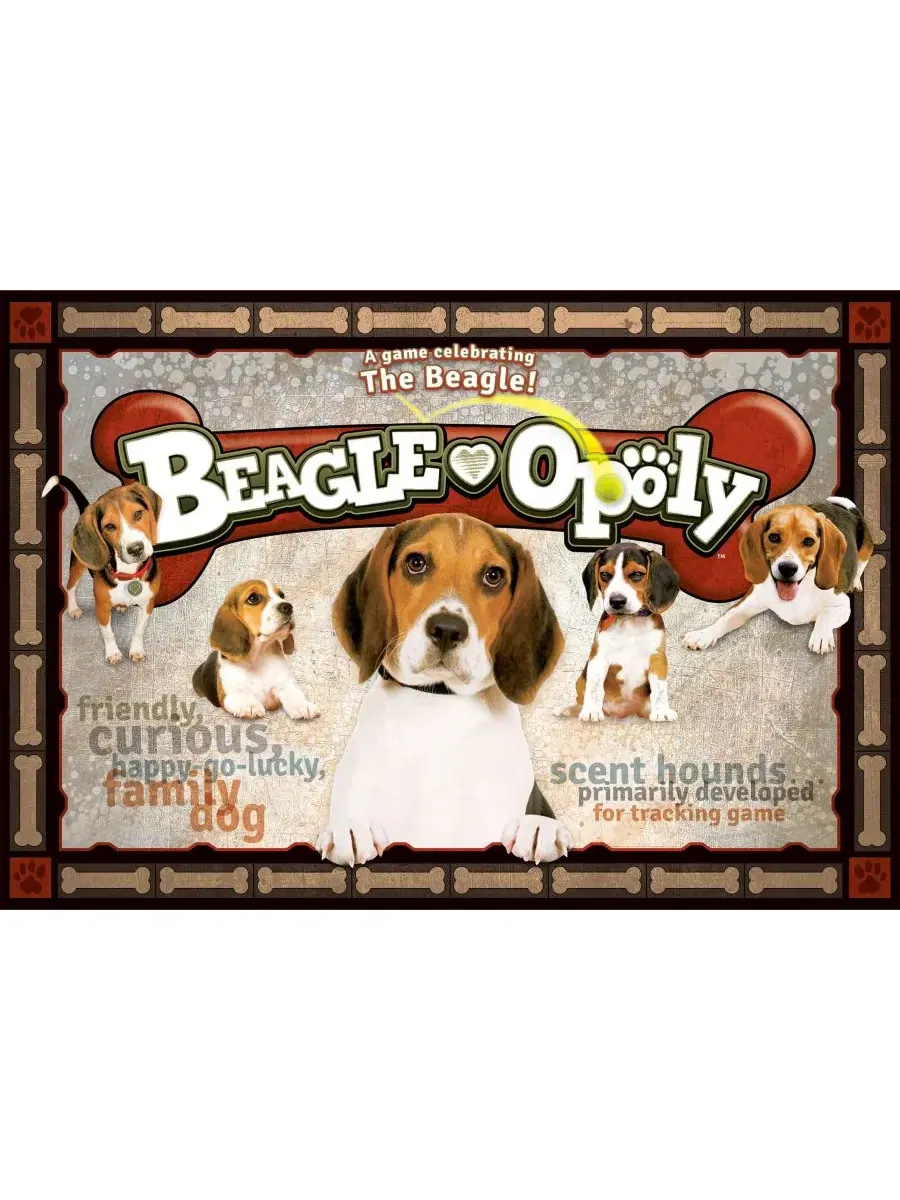 Настольная игра Beagle-opoly MasterPieces Puzzles — изображение 2 из 3, нет цвета