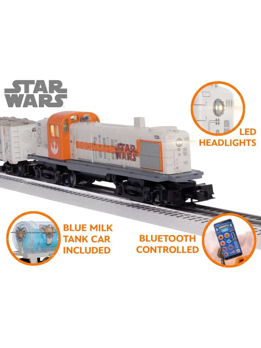 Железнодорожный набор Disney Star Wars Rebel RS-3 LionChief Freight Electric O Gauge с Bluetooth — изображение 8 из 18