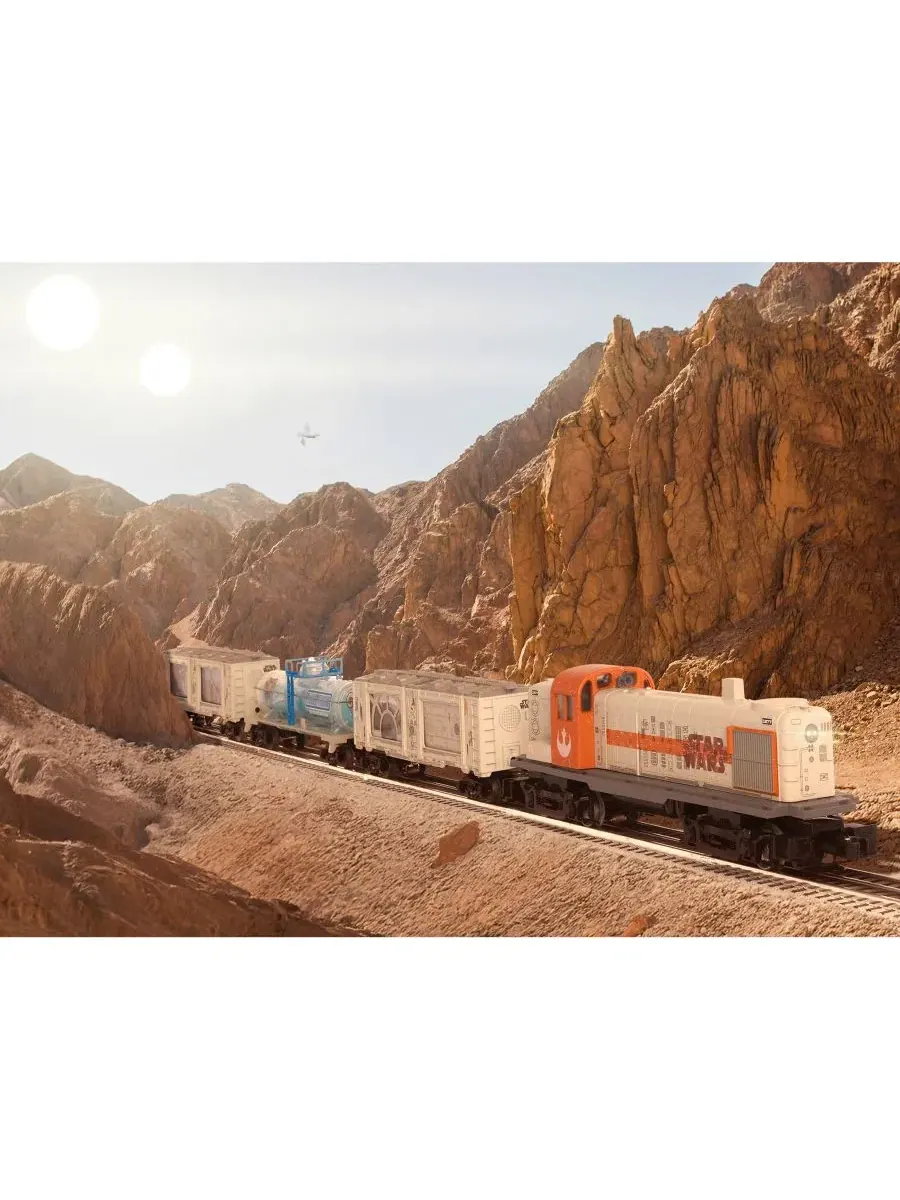Железнодорожный набор Disney Star Wars Rebel RS-3 LionChief Freight Electric O Gauge с Bluetooth — изображение 9 из 18