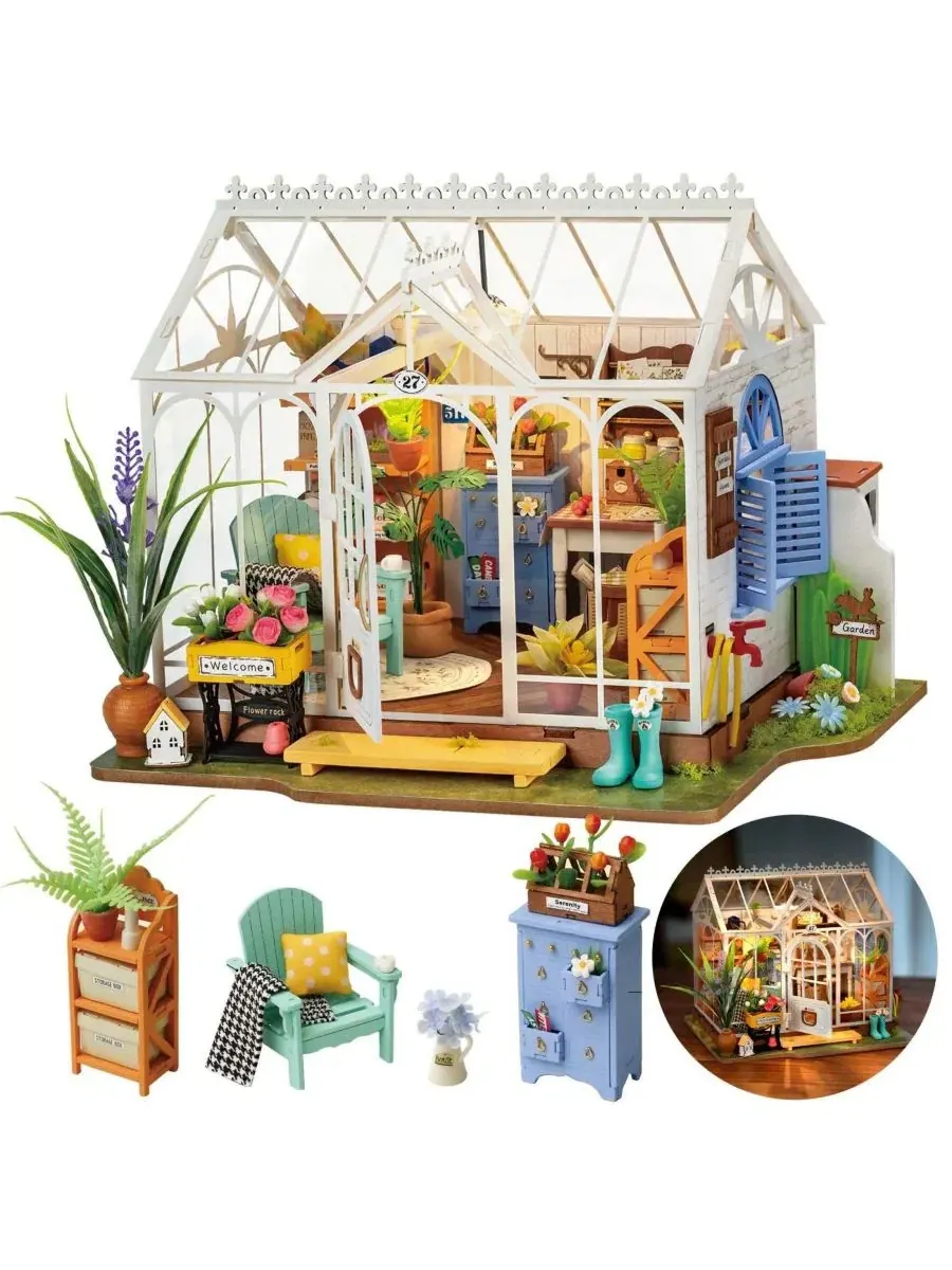 DIY-конструктор миниатюрного домика Dreamy Garden House Robotime