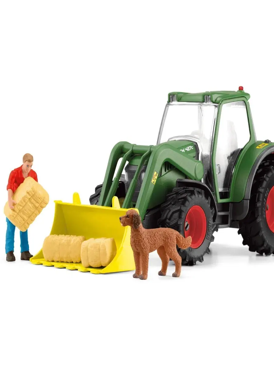 Игровой набор с трактором и прицепом Schleich — изображение 3 из 5, мульти